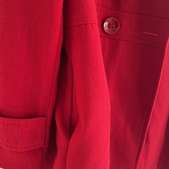 Forever 21 Red Coat size M - Picture 8 of 16